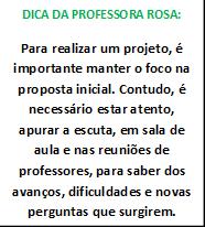 buscamos dar enfoque ao relato sobre o projeto Ditadura: acabou? e ao que a experiência de trabalhar com projetos nos ensinou.