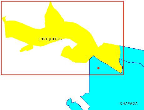 63 denominada Chapada, por estar dentro do retângulo da região Piriquitos, esta foi a região selecionada. Figura 29 - Erro na seleção de Região Fonte: Autoria própria (2017) 5.