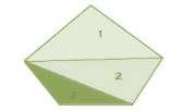 Determine o valor da soma das medidas dos ângulos internos de um triângulo:.