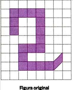 vamos fazer sua ampliação de forma muito simples: Construa uma malha quadriculada em que o tamanho dos quadrados seja