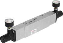 cessórios Trilho DIN EN 50 0 ( metro) Kit de montagem triho DIN Discos de bloqueio para sub-base modular tuador manual Kit de ajuste