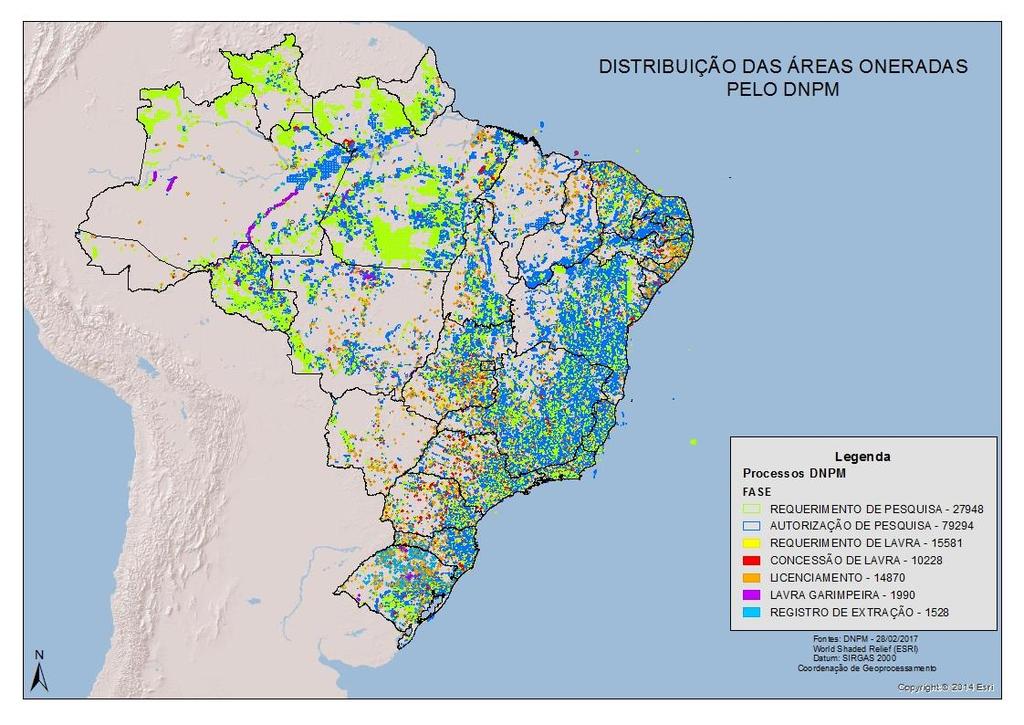 Distribuição das