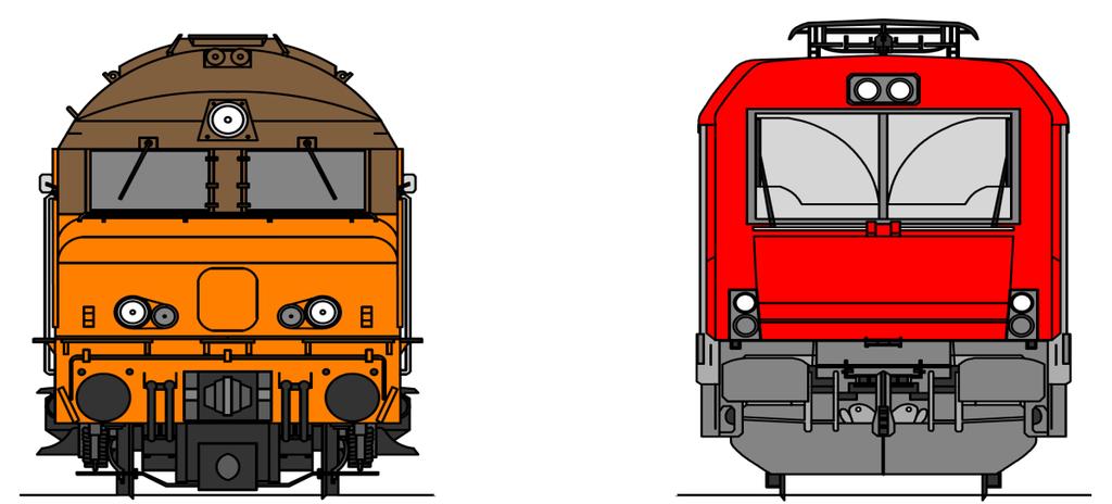 RGS II E xistem dois tipos de sinais dos comboios; os sinais exteriores e os sinais de cabina.