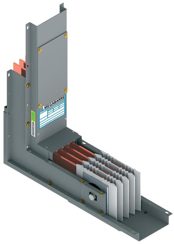 Este elemento permite al sistema de líneas eléctricas prefabricadas satisfacer todas las posibilidades de trazado.