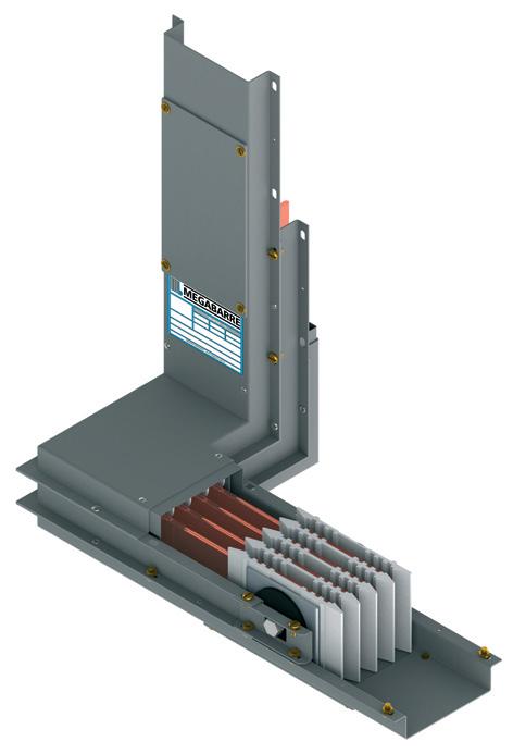 Este elemento le permite al sistema de líneas eléctricas prefabricadas satisfacer todas las posibilidades de trazado.