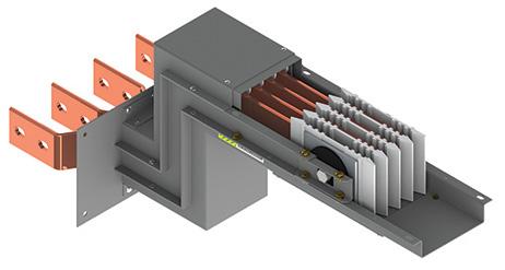 Esta unidad es usada, en situaciones especiales, para facilitar la conexión entre el sistema de línea eléctrica prefabricada con el tablero y/o transformador.