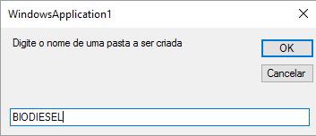 Criação de uma pasta com espectros a