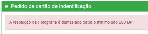 4.º Preenchimento e submissão dos dados Morada para recepção do cartão: Indique o endereço no qual pretende receber o cartão.