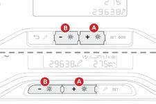 Reóstato de iluminação Permite regular manualmente a intensidade luminosa do visor do quadro de bordo e do ecrã táctil em função da luminosidade exterior.