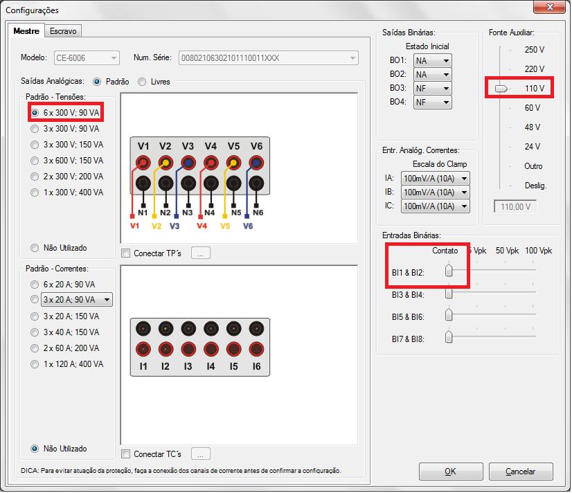 6. Configurações de Hardware No menu Início clique no botão Config Hrd.