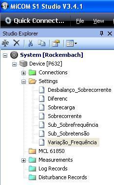 1 Function group f<> Após efetuar um duplo clique no arquivo entre em Parameters, > Config. Parameters e em seguida f<>.