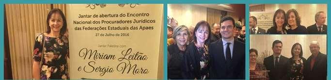 Recentemente em Brasília, a PID Rosane Teresinha participou da palestra do ilustre Juiz Sérgio Moro, responsável pela "Operação Lava Jato", e do lançamento de um livro de autoria de sua esposa,
