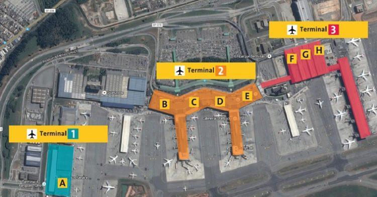 ampliada, em seguida, para 3700 metros, enquanto o Terminal 2 foi entregue parcialmente em dezembro de 1991 e concluído em 1993, duplicando a capacidade do aeroporto.