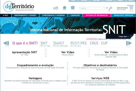 3. Informação territorial e sistemas de informação SISTEMA NACIONAL DE INFORMAÇÃO TERRITORIAL Facilitar o acompanhamento e avaliação regular das Políticas Públicas de Ordenamento do Território e do