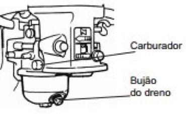 9 8. armazenamento Caso o motor não venha a ser utilizado no prazo de 30 dias, observar o seguinte: Armazenar o motor em local livre de umidade e sem gasolina no tanque.