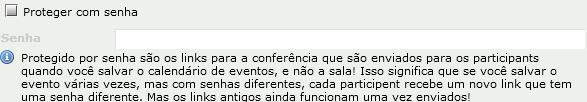 8 Em seguida há um checkbox marcado, identificando que o evento será marcado para uma determinada sala.