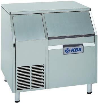 Fabricadores de Gelo Granulado Série KF com reservatório Fabricador de gelo granulado com arrefecimento a ar e reservatório incorporado