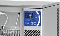 preservação Isolamento: 40 mm Refrigeração ventilada Evaporação dos condensados Refrigerante R 404 a Execução higiénica Interior de cantos arredondados Porta com resistência de descongelação,