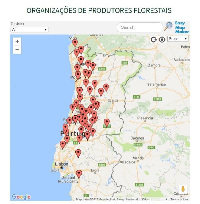 Localização de Parceiros Florestais www.celpa.