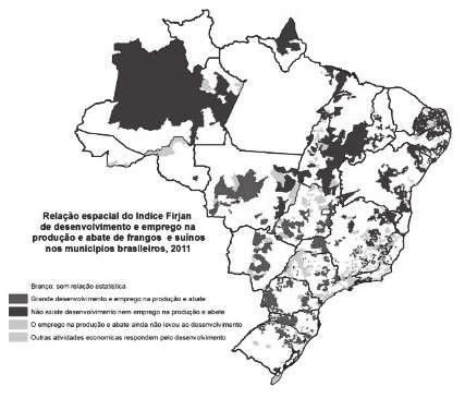 Concórdia em Santa Catarina. Este município é onde nasceu a integração de frangos nos anos 60 e atualmente possui Catarina e o decimo segundo do Brasil.