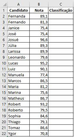 Excel Básico e Avançado Funções e Recursos 16 Planilha de Exemplo 7 - Ordem.Eq Exibir número da posição de Classificação: FUNÇÃO ORDEM.EQ Classificar dados utilizando a função OR- DEM.