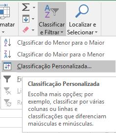 tabela de dados (parte principal da planilha, com a 1 linha). 1. Selecione de A3 até D10 2.