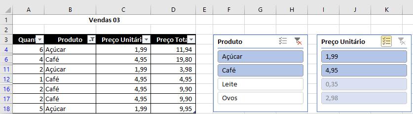 Excel Básico e Avançado Funções e Recursos 31 Se quiser selecionar mais de um item, sem usar a opção Seleção múltipla, mantenha