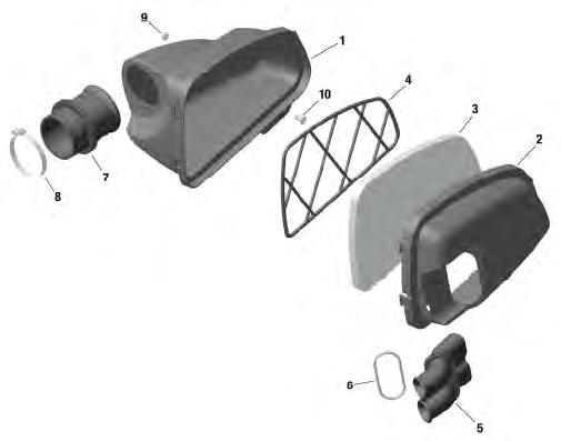 e) Para fixar o escape ao cilindro devem utilizar-se apenas molas originais Rotax e só se permite, no máximo 4 molas.