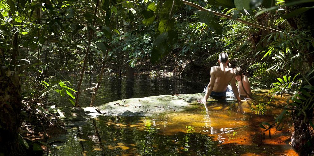 5º dia Parque Nacional do Jaú Comunidade do Aturiá e Cachoeira Amanhecemos com o barco ancorado na Comunidade do Aturiá.