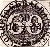 6 Os 5 carimbos restantes foram circulares datadores CORREIO GERAL DA CORTE (do Rio de Janeiro) com 2 anéis e faixa negra inferior em 5 datas distintas: 30.8.1844, 4.9.1844, 14.9.1844, 6.3.1845, 28.