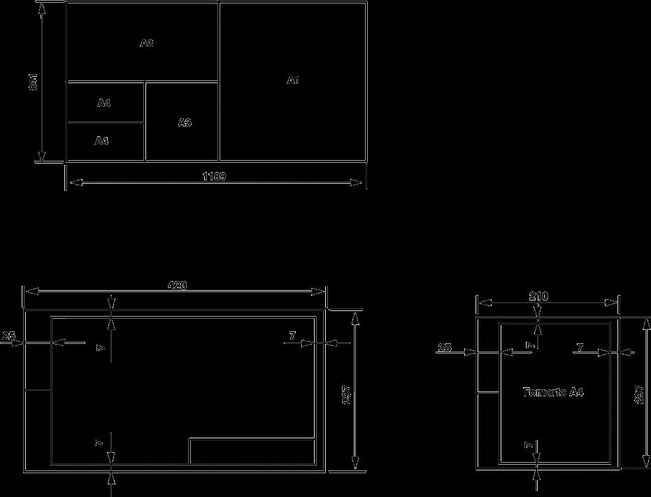 1.6 Papel O papel é a base para os nossos desenhos. É nele que nos expressamos graficamente e, para o desenho técnico, temos algumas normas e formatos padrão que devem ser seguidos.