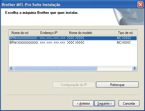 Se for utilizdor do Windows XP SP2/XP Professionl x64 Edition/ Windows Vist, qundo este ecrã precer, seleccione Altere s definições d port Firewll pr consentir conexão de rede e