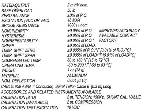 22) Para o sensor de pressão 163PC01D48, cujas informações do manual estão transcritas a seguir, responda: a) Qal a sensibilidade?