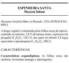 cpqba Maytenus ilicifolia- Celastraceae 1 Composição Simples 2 Tamanho 2-9