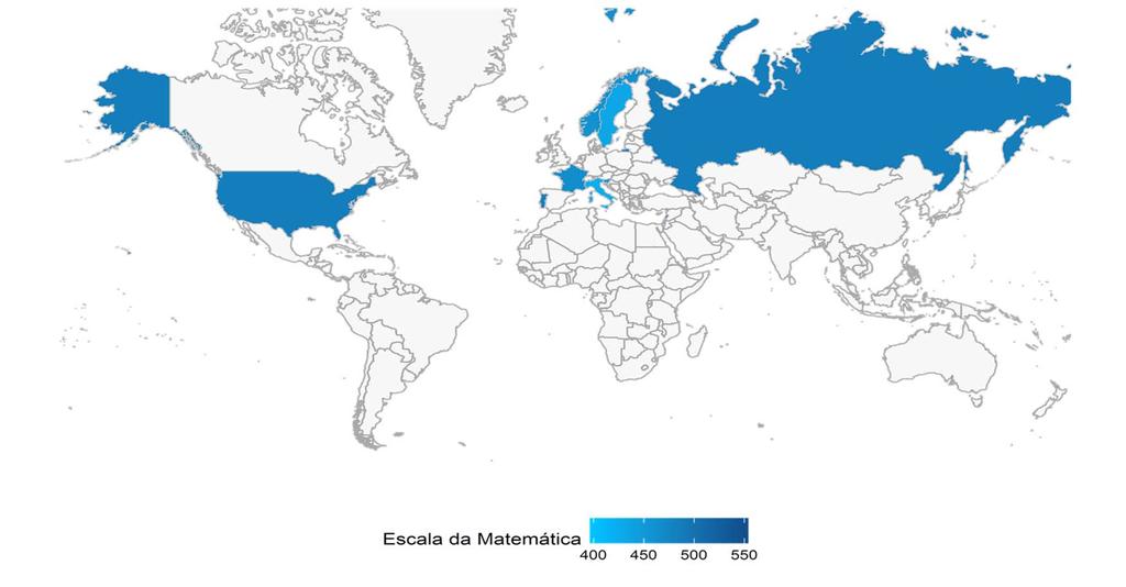 TIMSS Advanced MATEMÁTICA : RESULTADOS INTERNACIONAIS 9 países +