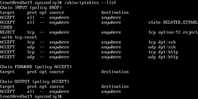 Firewalls IPTABLES