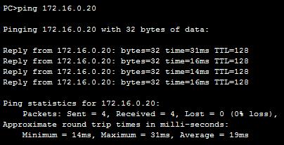 Aplicação: DHCP, DNS, and HTTP Verify connectivity Ping (ICMP) From a client computer use the Desktop Command