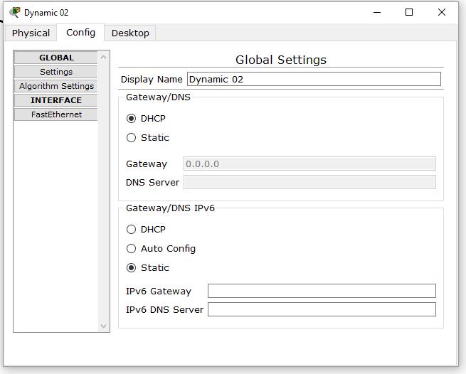 Aplicação: DHCP, DNS, and HTTP Configure Two Client Computers using DHCP Add two client computers.