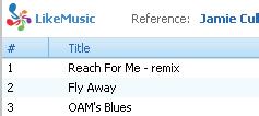 Em Library Music azul LikeMusic da música; Como