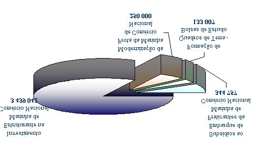 Distribuição dos apoios por projecto Relatório de actividades e contas de 2003 Durante o ano de 2003 registou-se a inscrição de 2 novos armadores nacionais, de 12 novos operadores de actividades