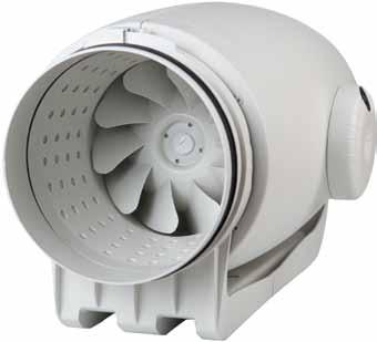 VENTILADORES HELIOENTRIUGOS IN-LINE ultrasilenciosos Série (modelos 16 a 1) NOVIDADE Ventiladores helicocentrifugos de baixo perfil, extremamente silenciosos, modelos TD-35, TD-5, TD-8 e TD-1