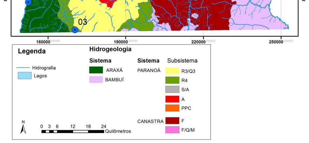 (2007), a compreensão dos princípios básicos de interação entre as águas superficiais e subterrâneas é essencial para o efetivo gerenciamento e planejamento dos usos dos recursos hídricos nas bacias.