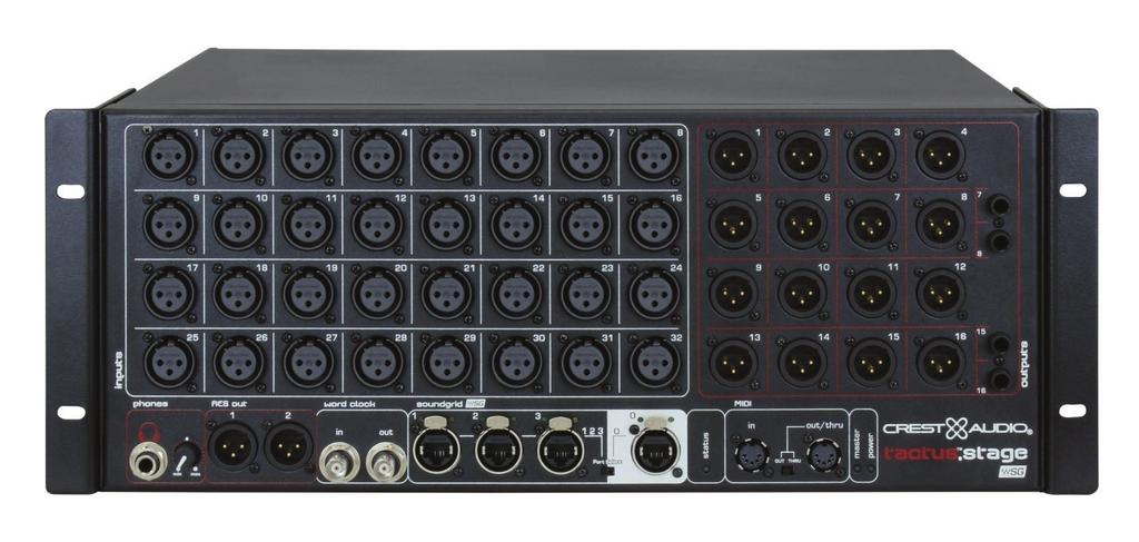 tactus stage Interface de Mixagem Manual