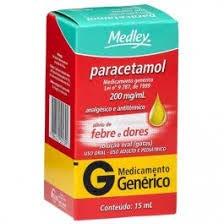 NOMENCLATURA DOS MEDICAMENTOS: Nome genérico: Paracetamol Nome químico: