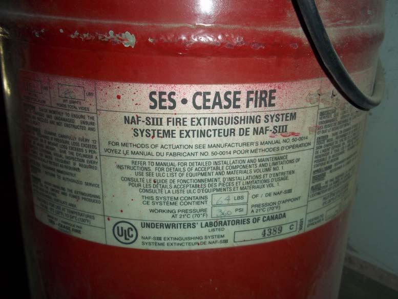 КАРАКТЕРИСТИКИ НА NAF SIII КАКО СРЕДСТВО ЗА ГАСНЕЊЕ NAF SIII е сигурно (безбедно) средство за гасење кое се употребува за многу видови на пожари.