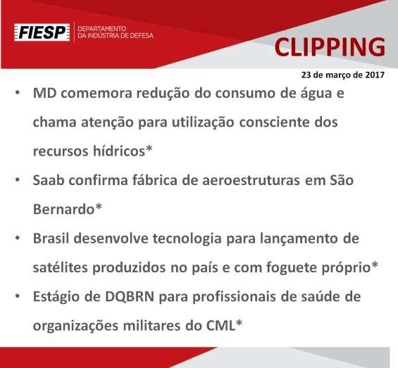 MD comemora redução do consumo de água e chama atenção para utilização consciente dos recursos hídricos* No Dia Mundial da Água o Ministério da Defesa (MD) comemora uma redução de 23% do consumo de