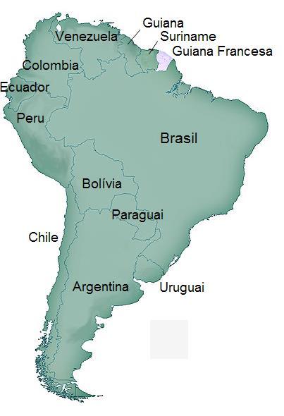 UNASUR União das Nações do Sul Mercosul