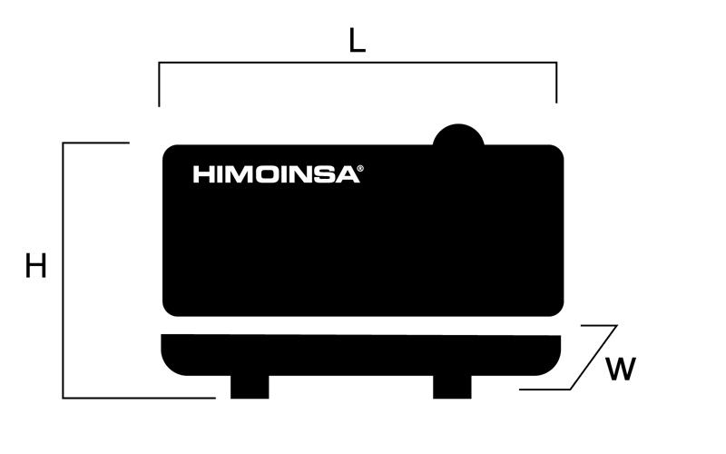 Dimensões (L) (H) (W) Dimensões e Peso Comprimento mm 2.100 Altura mm 1.