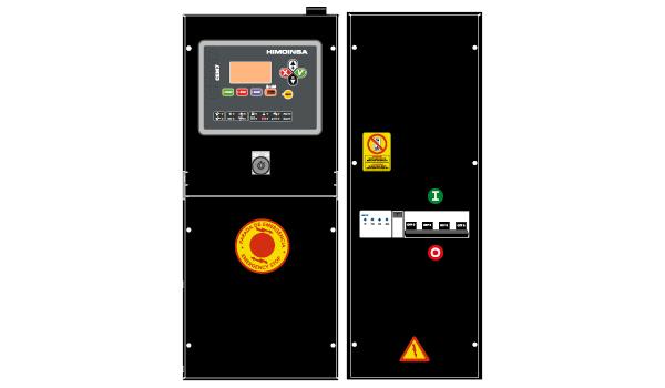 QUADROS DE CONTROLO M5 Painel de controle manual, equipado com partida remota