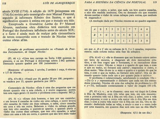 20 problemas dos nossos avós (7) Figura 8: Estudo de Luís de Albuquerque sobre o